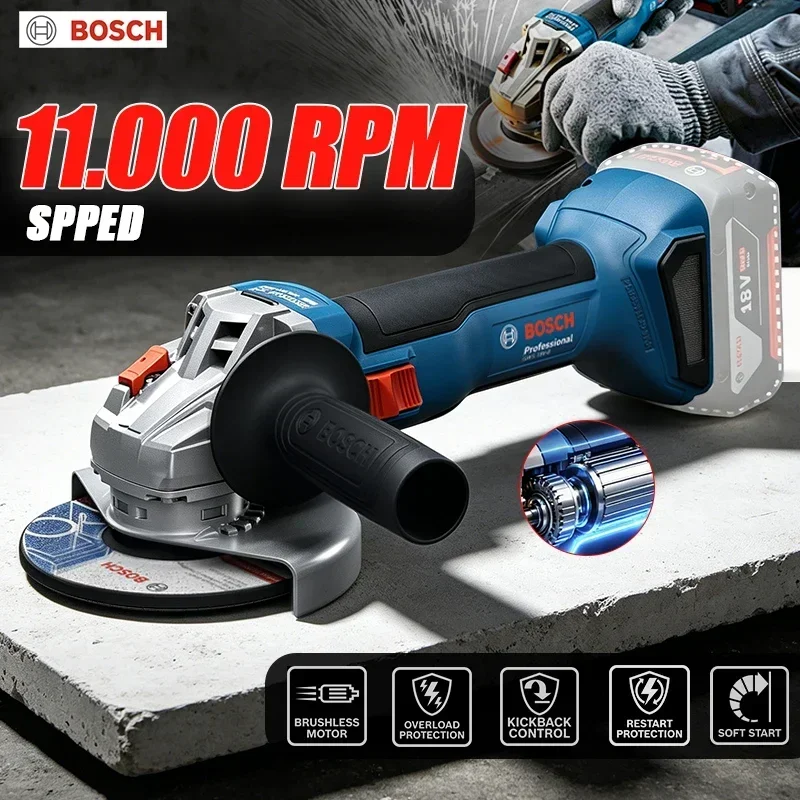 Power Tools Professional - BOSCH GWS 18V-8 Mesin Gerinda Sudut